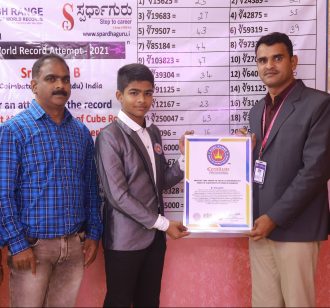 FASTEST TIME TAKEN TO SOLVE 30 MATHEMATICS TASKS IN CUBE ROOTS OF WHOLE NUMBERS