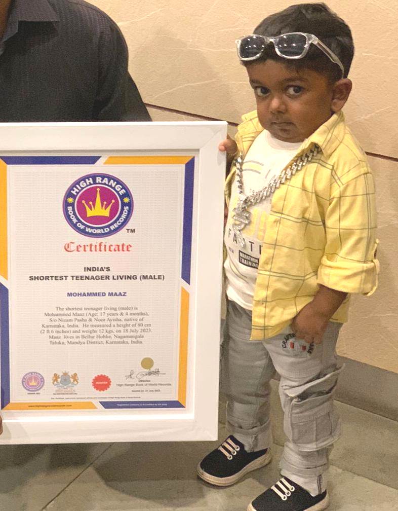India’s Shortest Teenager – Mohammed Maaz