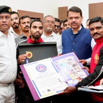 First Indian NCC Cadet to Display Longest 25 feet  Saffron & Indian flag on Two Mountains i.e. Mt. Kilimanjaro  Africa (19,341Ft.) and Mt. Yunam India (20,049 Ft.)