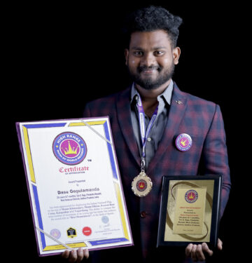 Best Mountaineer Award presented to Dasu Gogulamanda