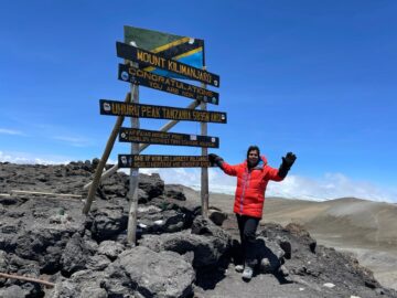 FIRST FEMALE DOCTOR FROM PALGHAR DISTRICT & SECOND FEMALE DOCTOR FROM MAHARASHTRA TO CLIMB MOUNT KILIMANJARO (UHURU PEAK