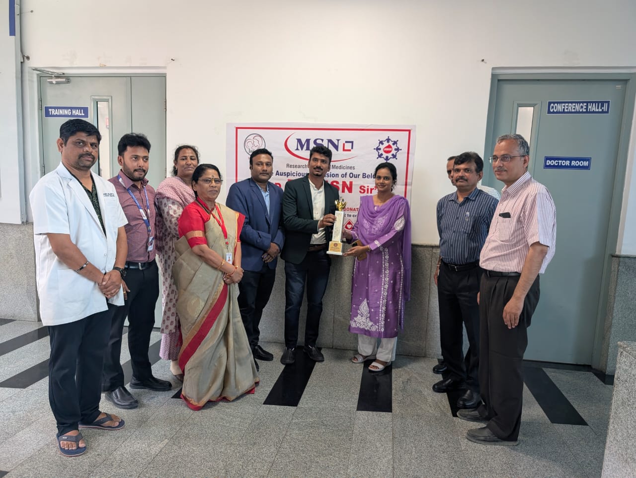 Most People Voluntarily Donating Blood (Single Venue) – MSN R&D Center, Pashamylaram, MSN Group of Companies
