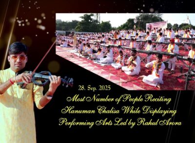 Most Number Of People Reciting Hanuman Chalisa While Displaying Performing Arts (Team) (Single Venue)