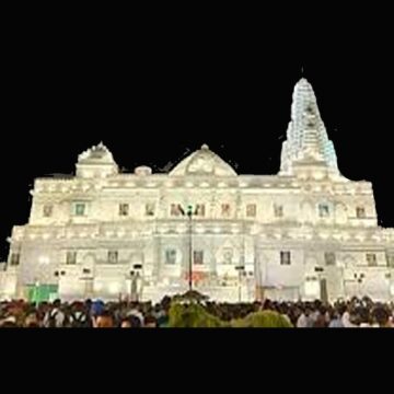 Worlds Largest Area Wise Constructed Durga Matha Puja Pandal